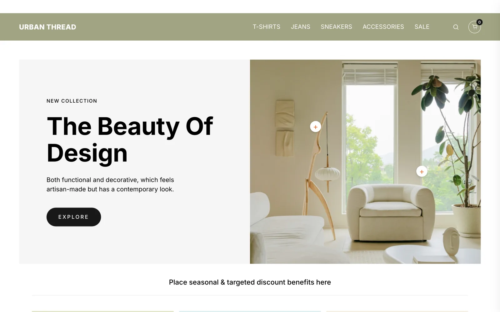 The same store on the Maison theme